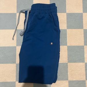 FIGS yola high waisted skinny cobalt scrub pants